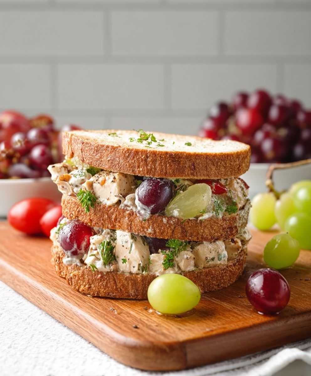 Summer Chicken Salad Grapes