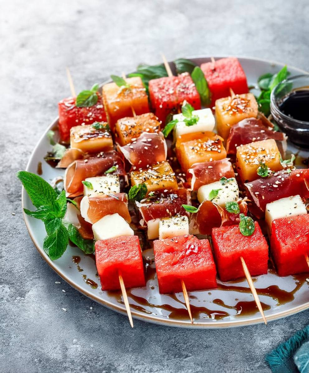Watermelon Prosciutto Skewers