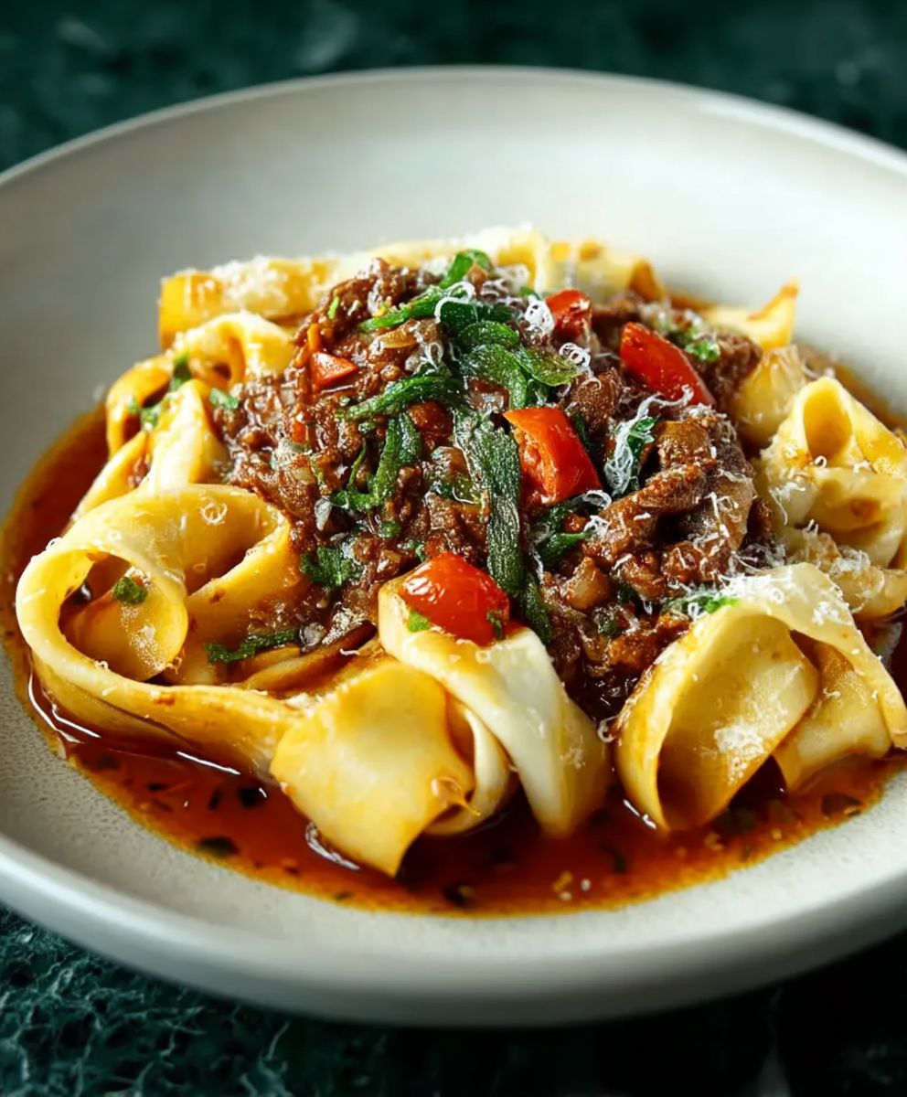 Pappardelle al ragu