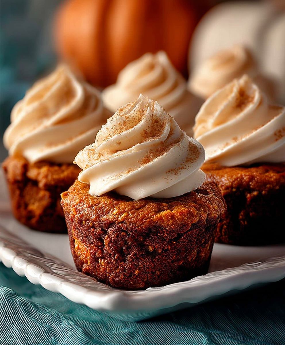 Pumpkin Spice Carrot Cupcakes