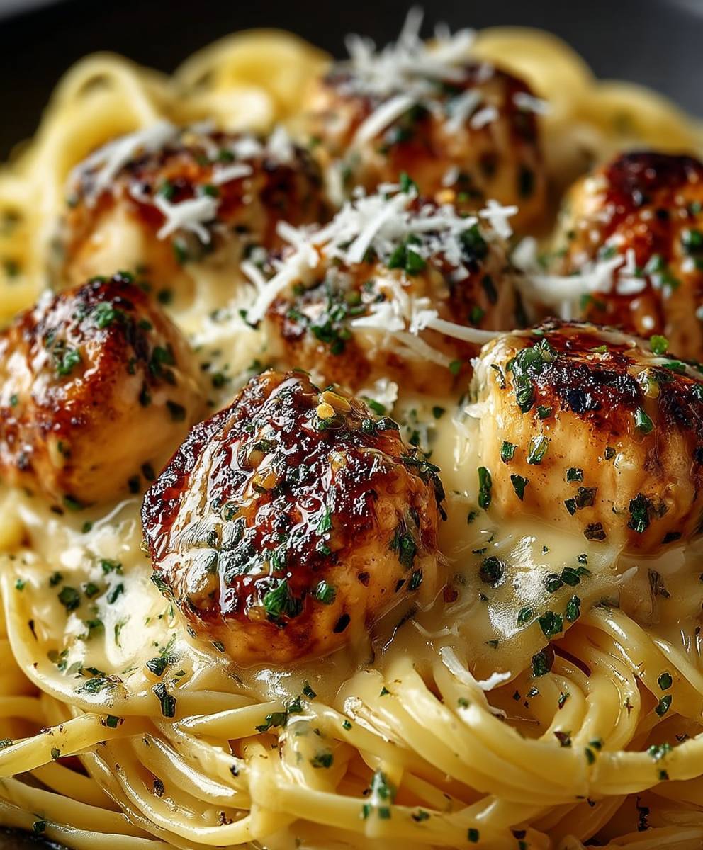 Garlic Butter Chicken Pasta