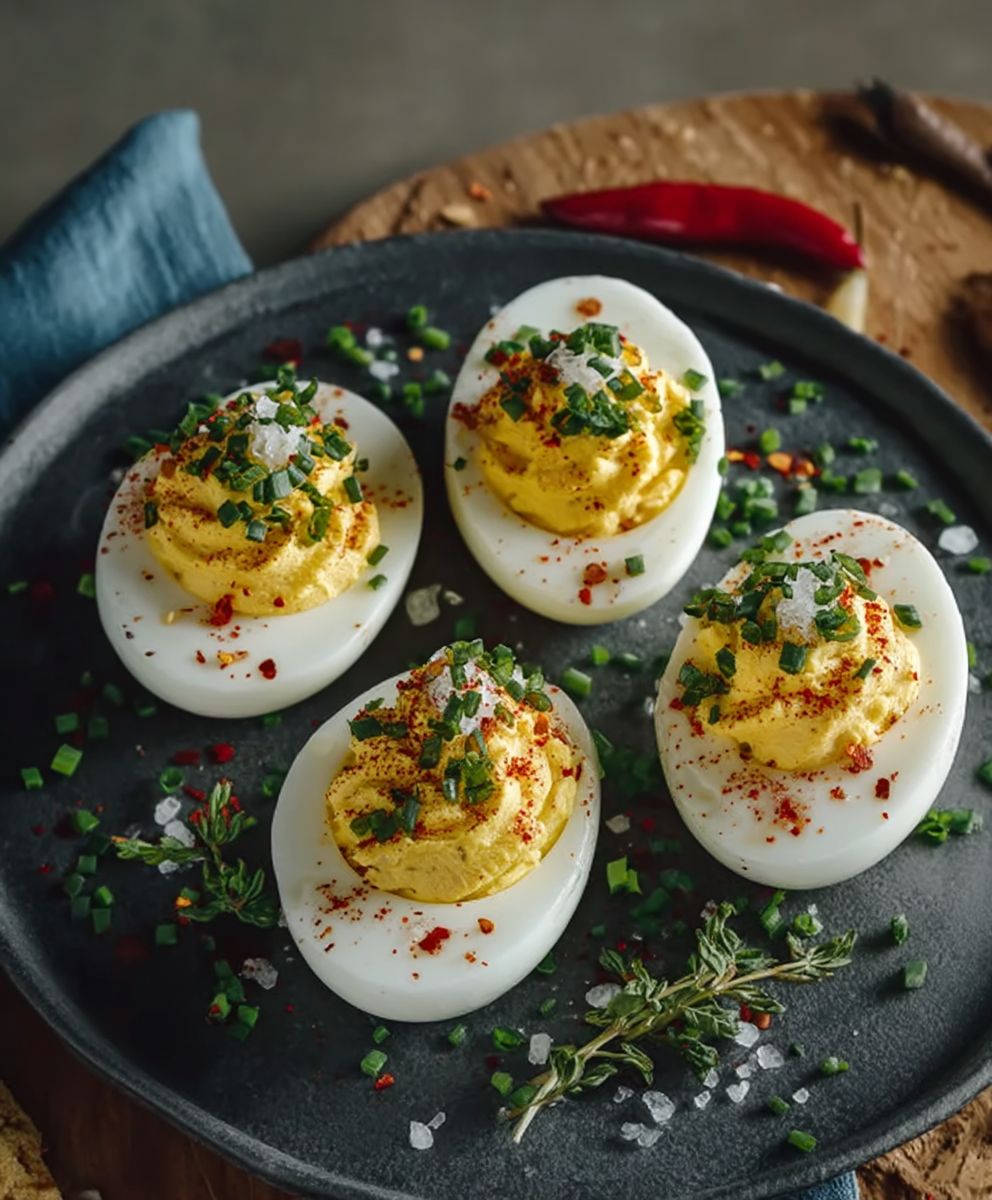 Deviled eggs classic american