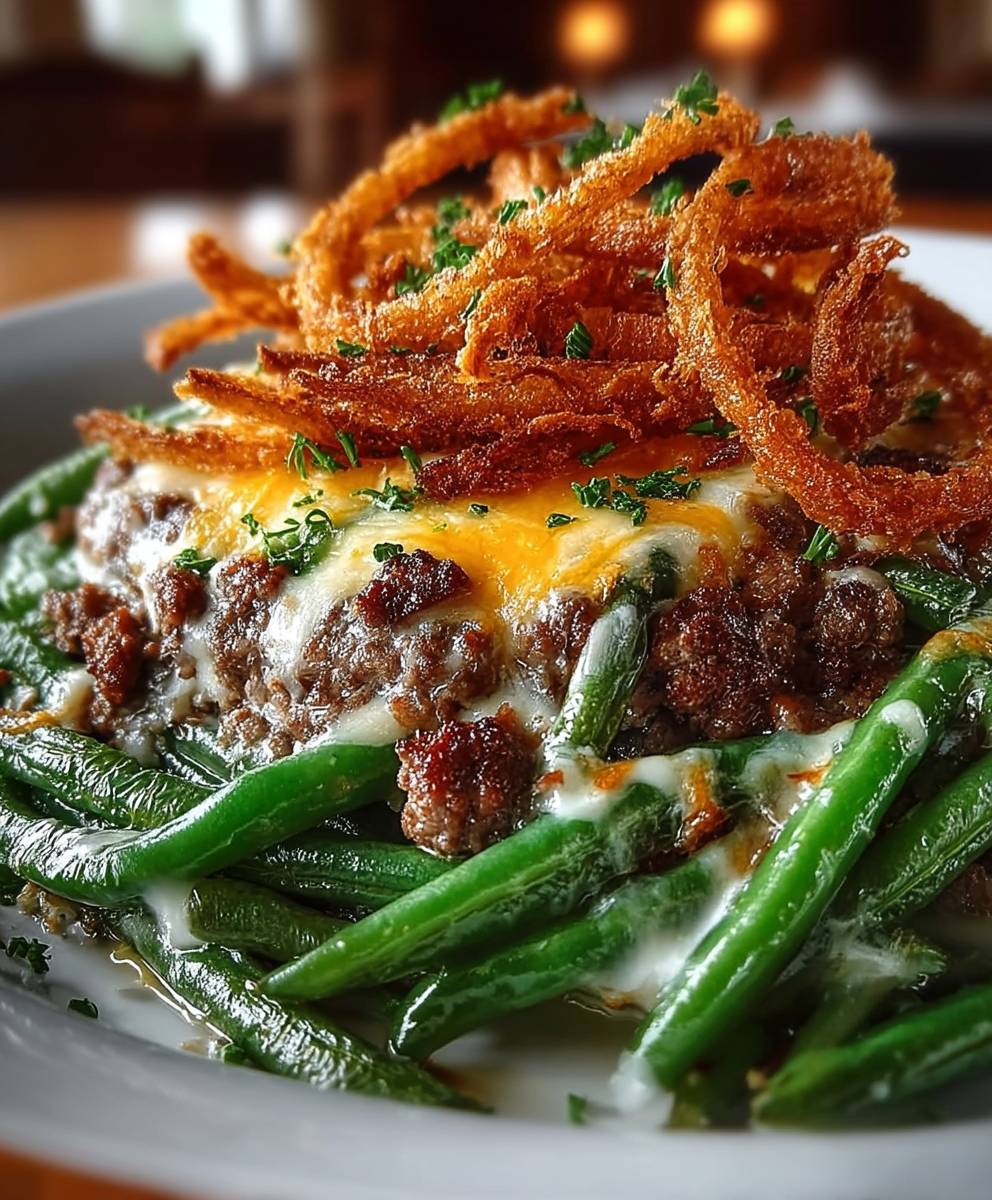 Hamburger Green Bean Casserole