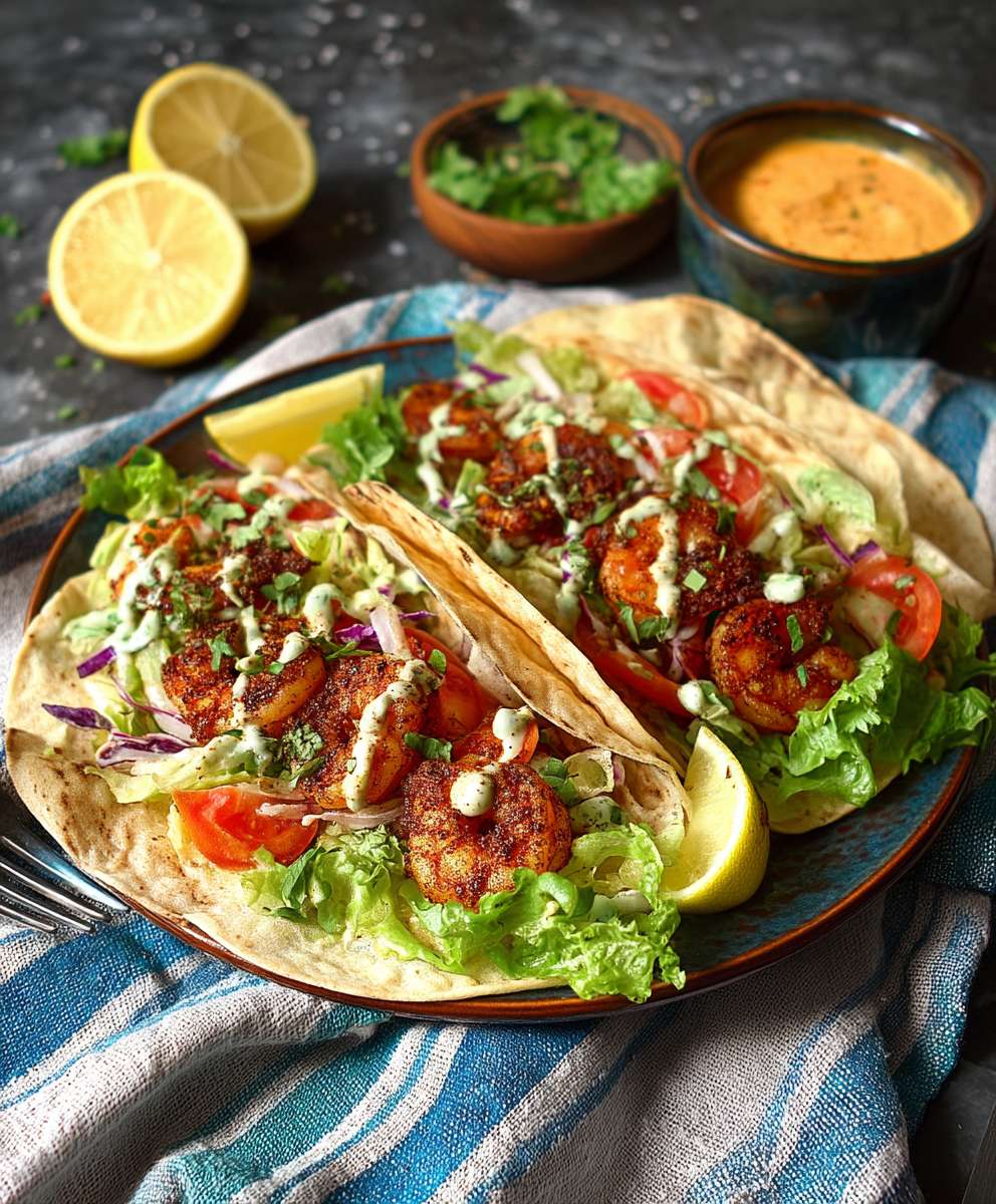 Cajun Shrimp Tacos