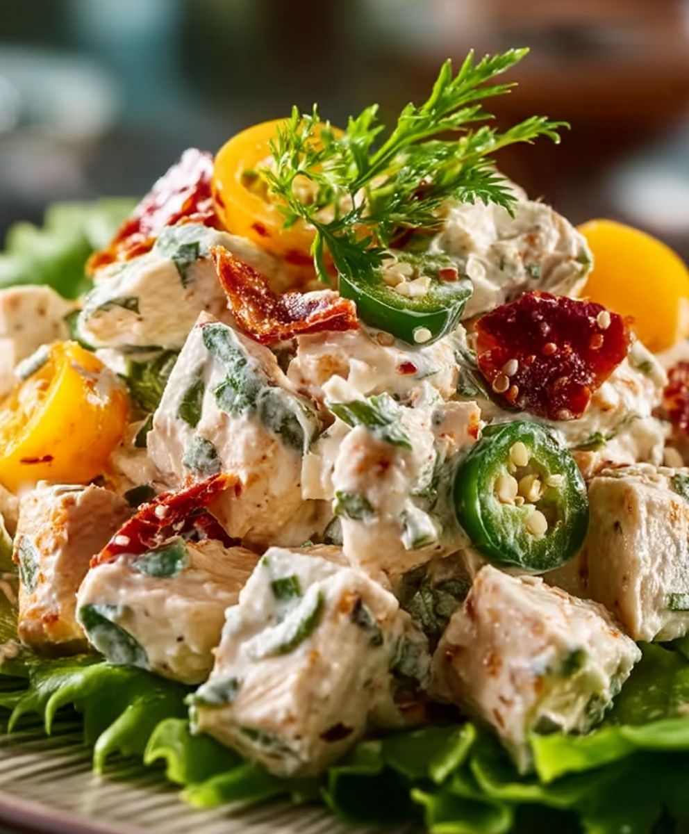 Jalapeno Popper Chicken Salad