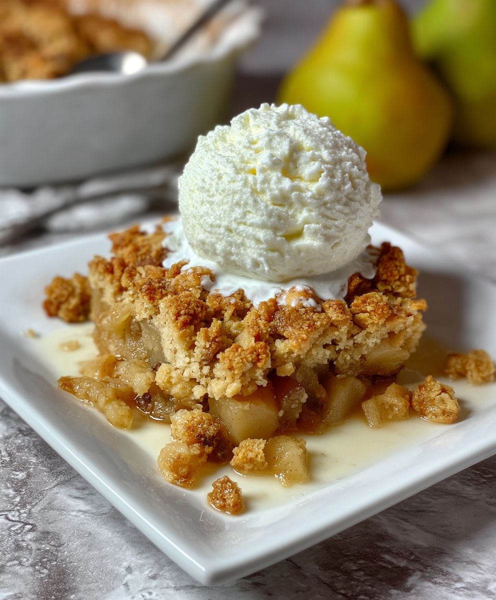 Pear Crumble