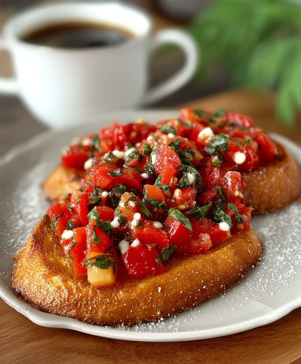 Bruschetta toast