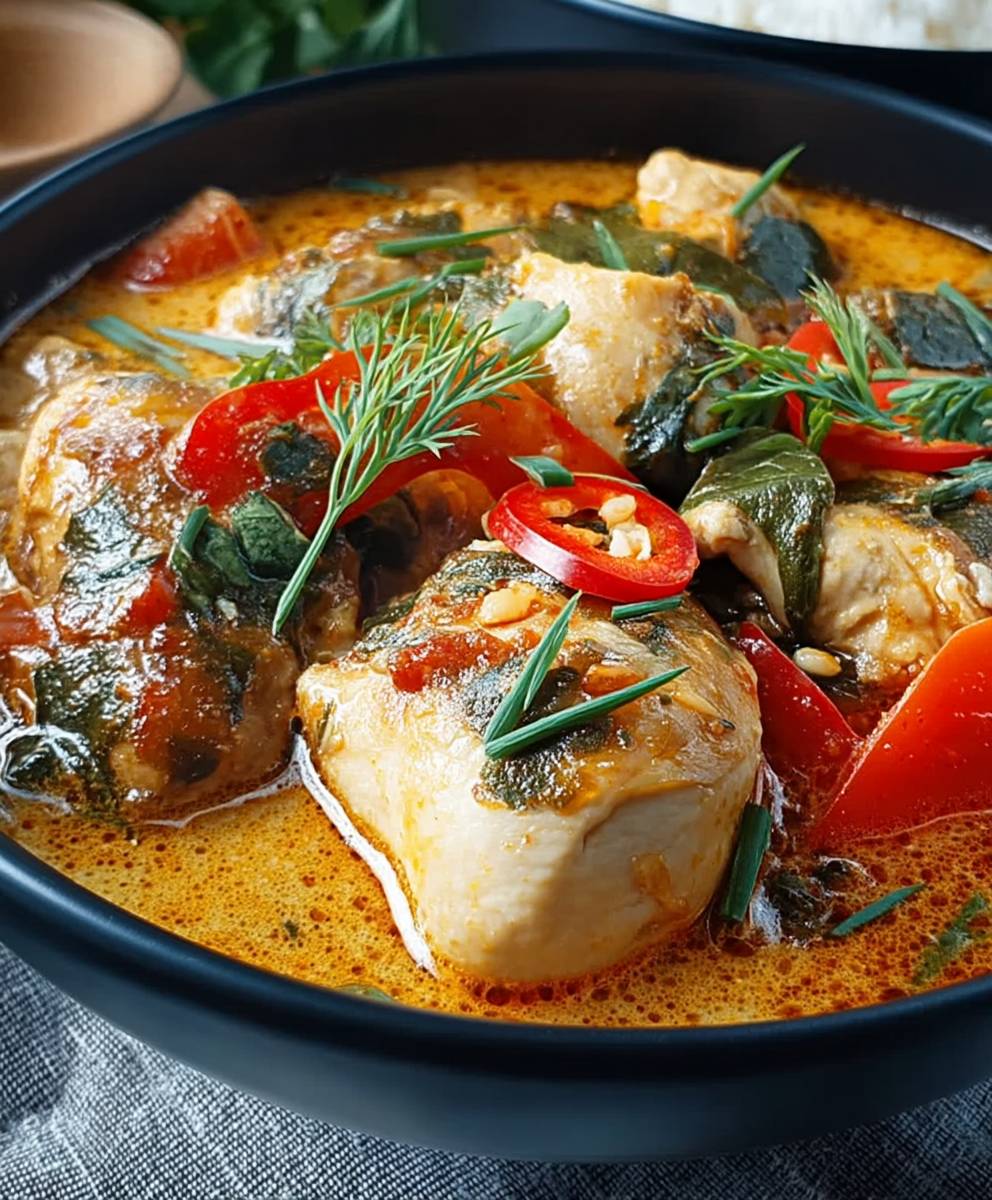Spicy Coconut Chicken Stew