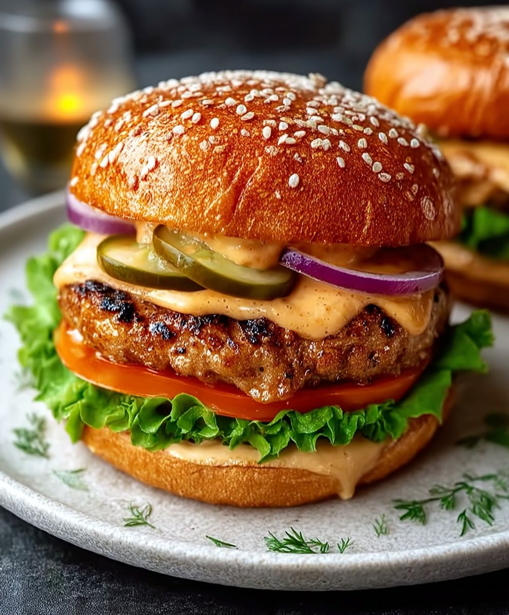 Spicy Chicken Burgers