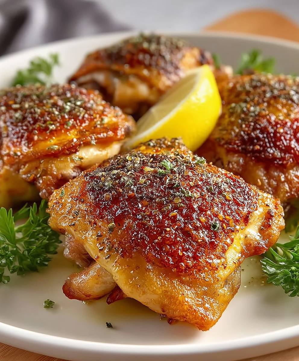 Baked Chicken Thighs
