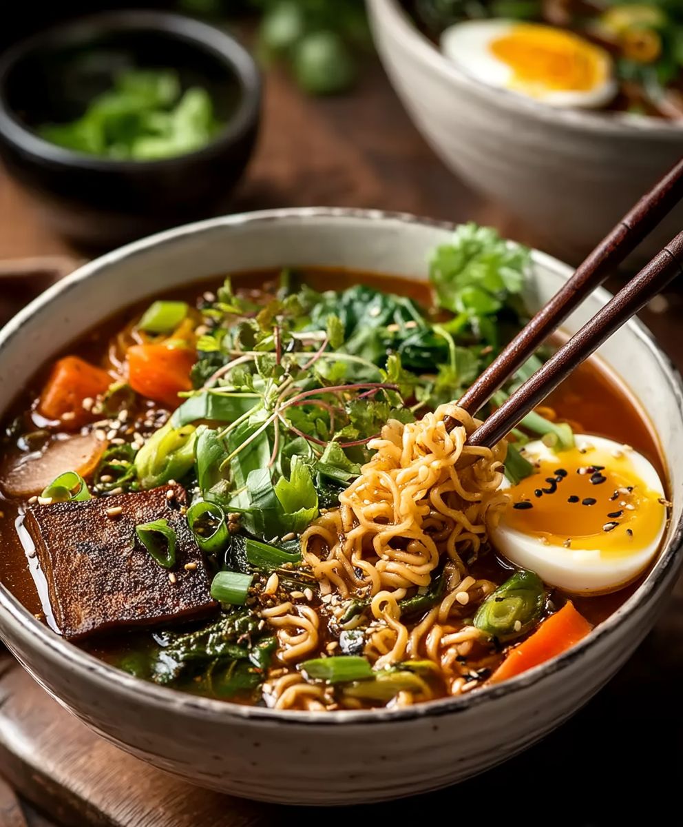 Vegan Miso Ramen Soup