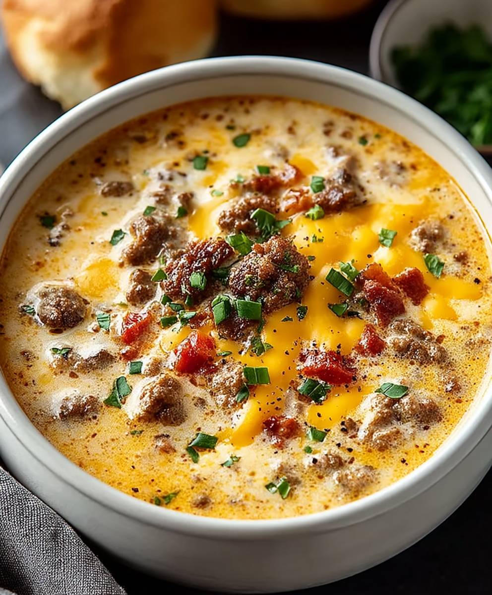 Cheeseburger Soup Comfort Food