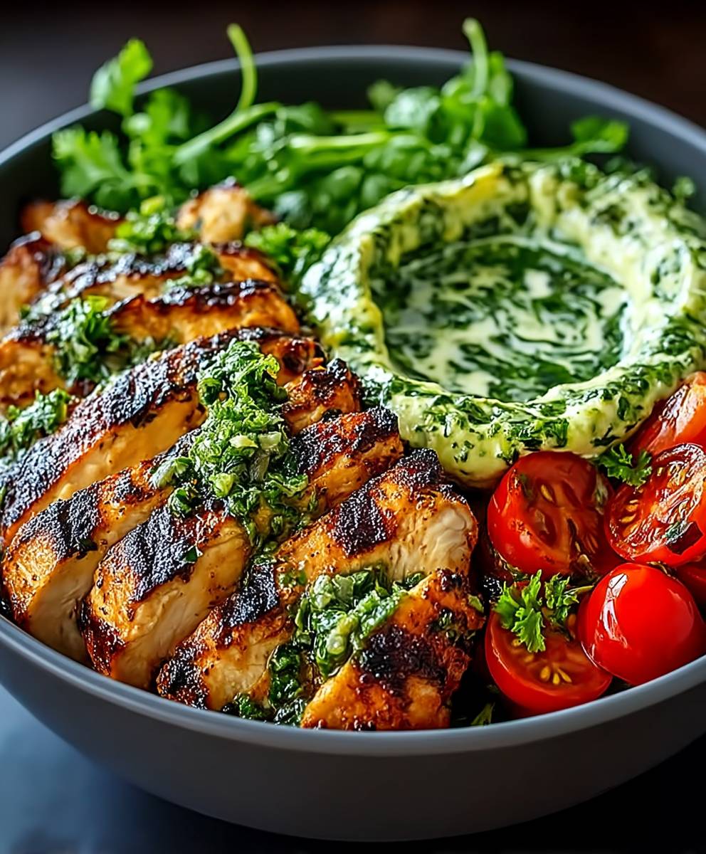 Chimichurri Grilled Chicken Bowl