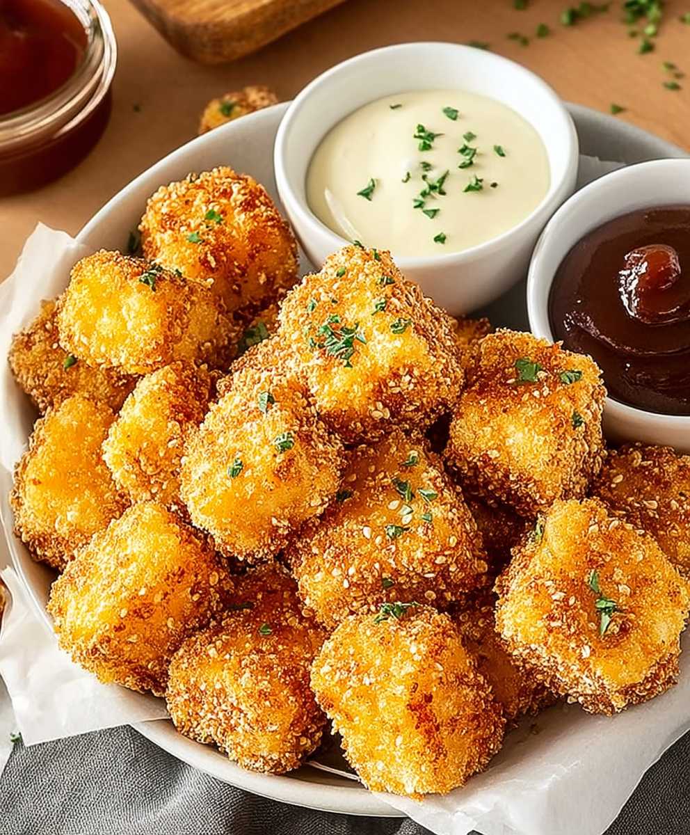 Air Fryer Tofu Nuggets