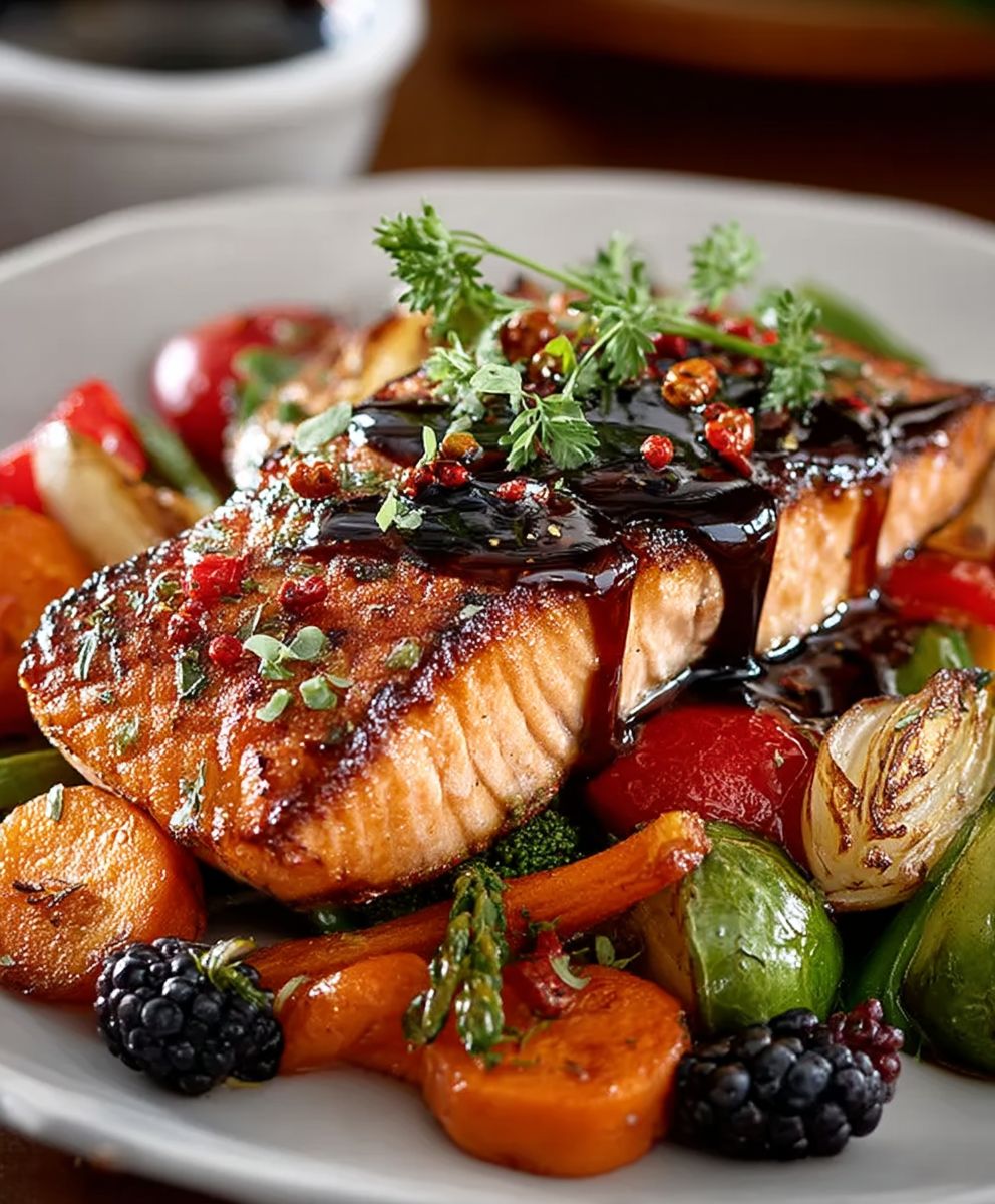 Balsamic Glazed Salmon