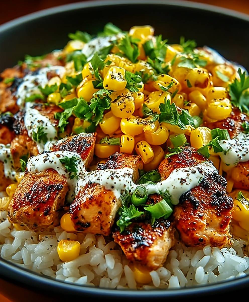 Street Corn Chicken Bowl