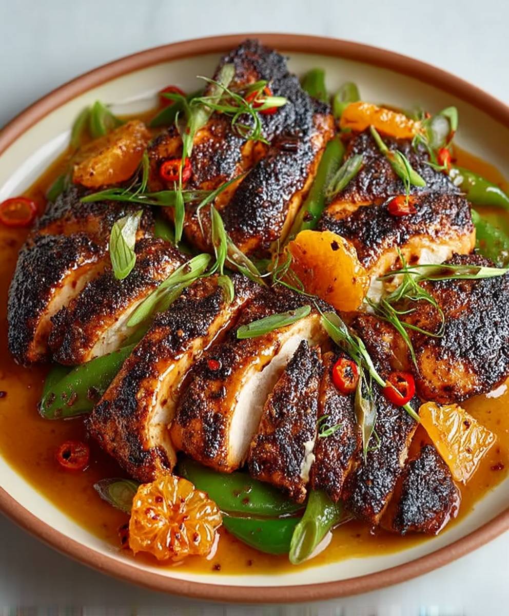 Blackened Chicken Clementine Dressing
