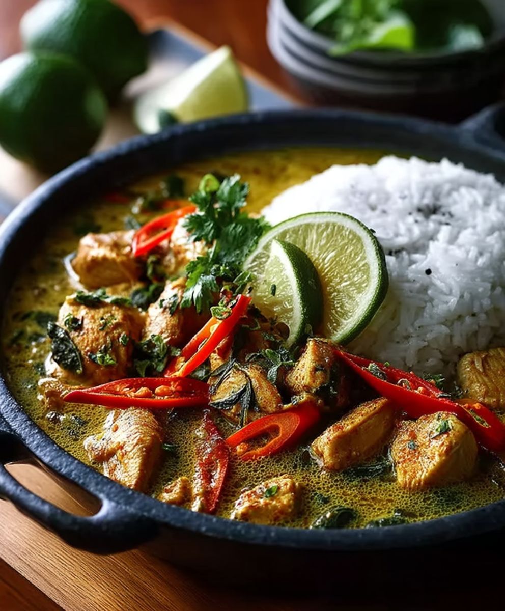 Basil Chicken Curry