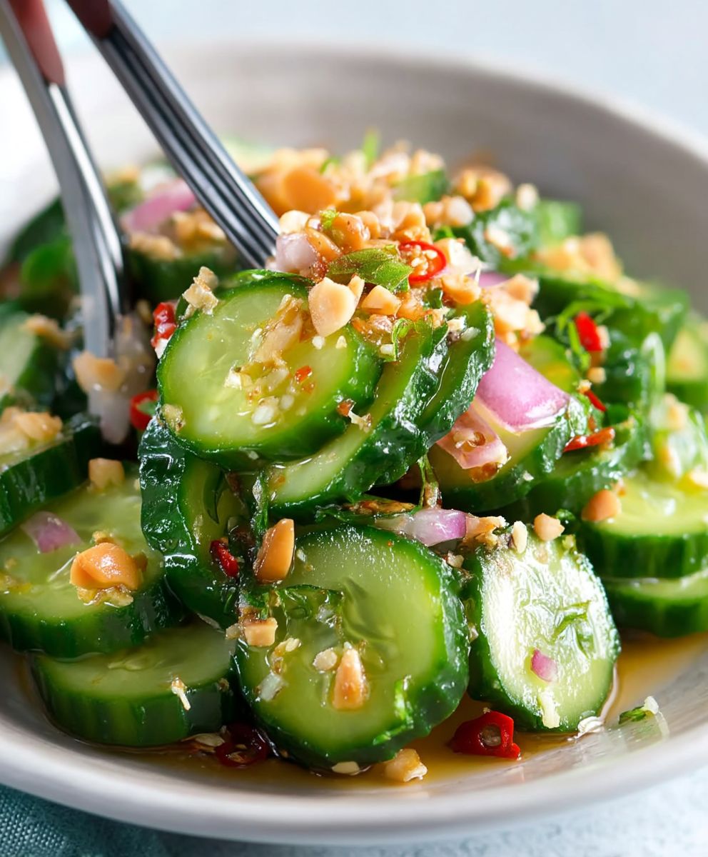 Spicy Asian Cucumber Salad