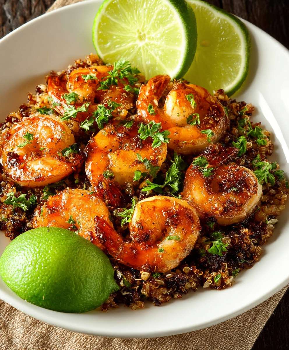 Garlic Lime Honey Shrimp