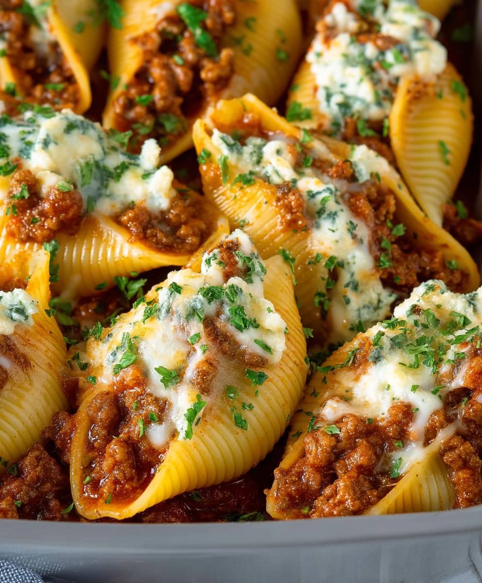 Sloppy Joe Stuffed Shells