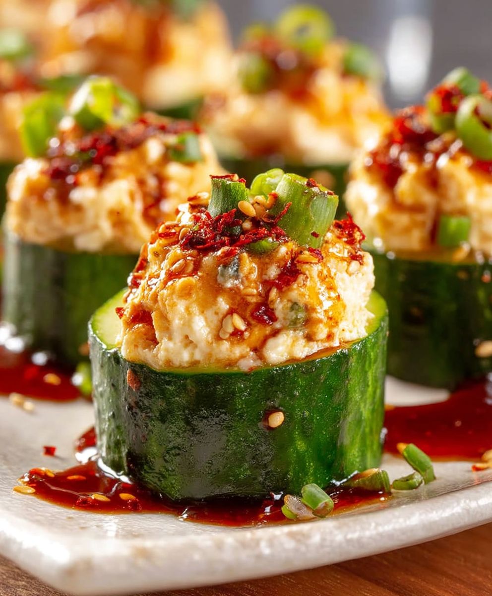 Stuffed Cucumber Cups