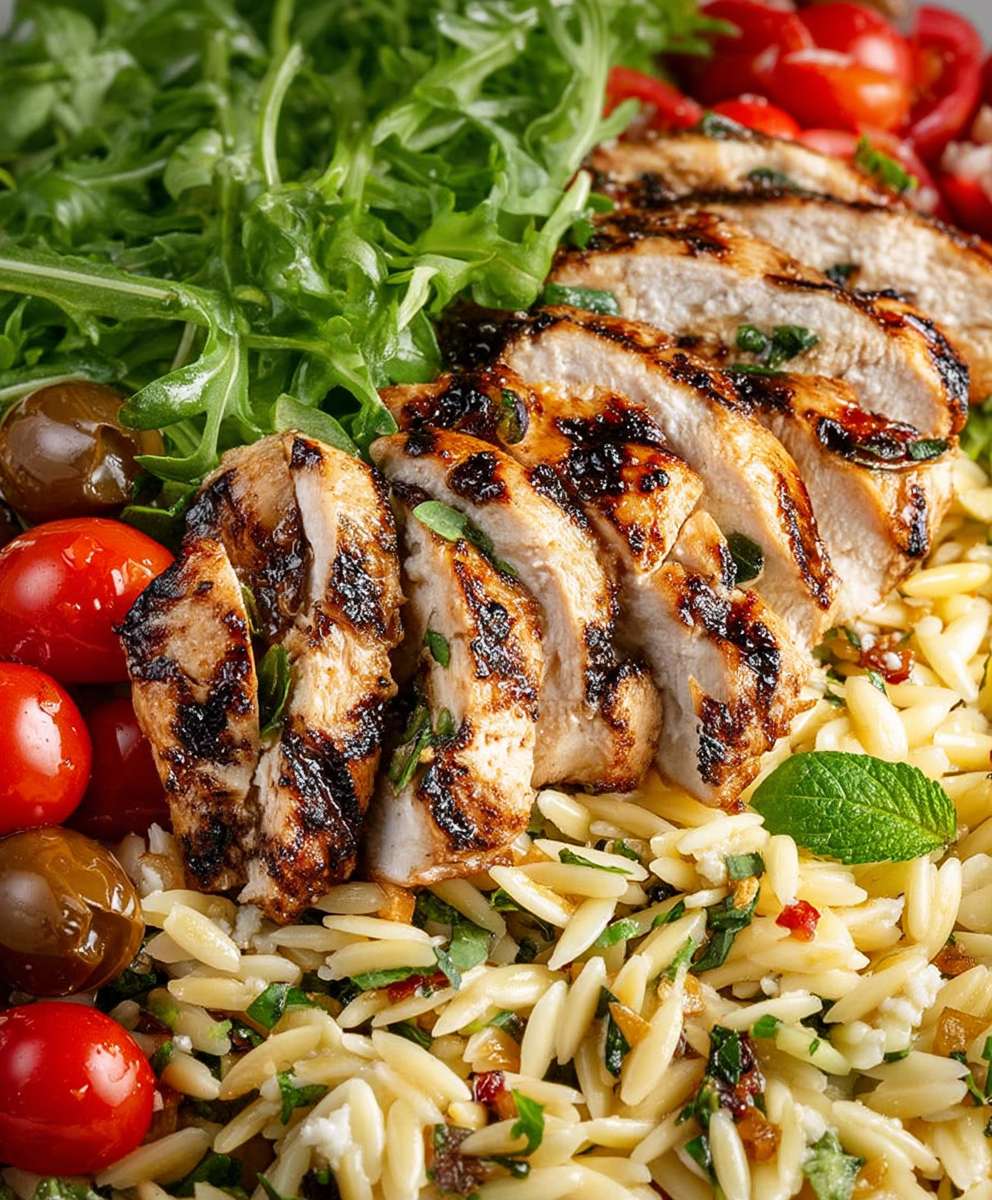 Italian Orzo Pasta Salad