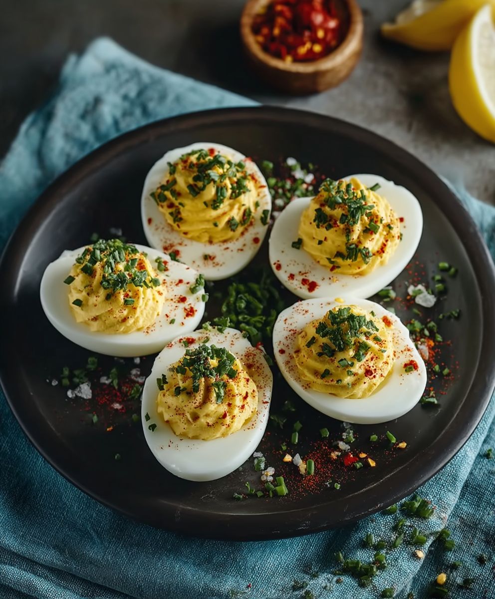 Deviled eggs classic american