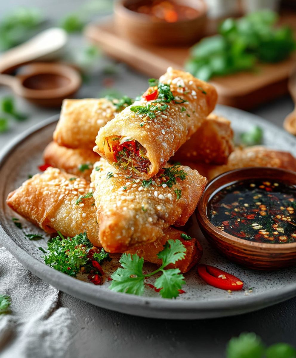 Vegetable Spring Roll Bowls