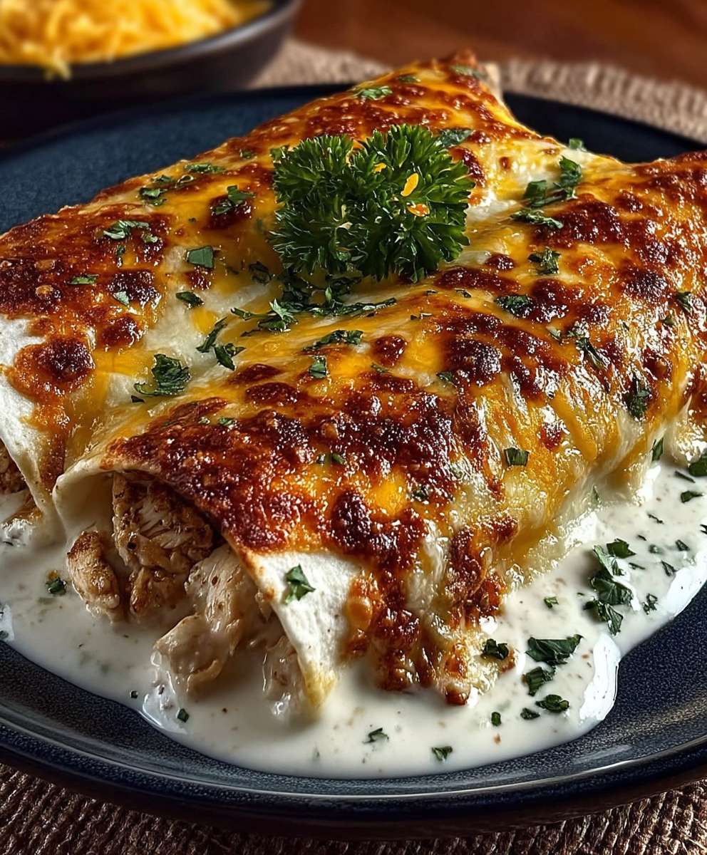 Creamy Chicken Enchiladas
