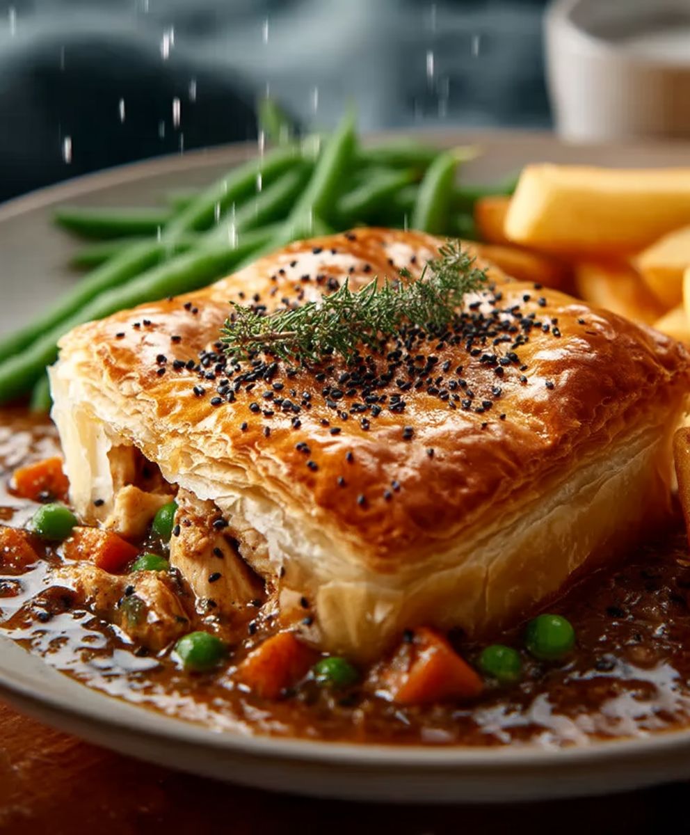 Curried Chicken Pie