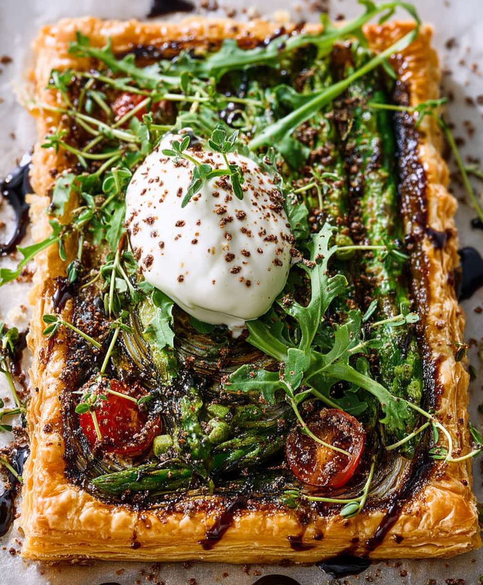 Vegetable Tart Puff Pastry