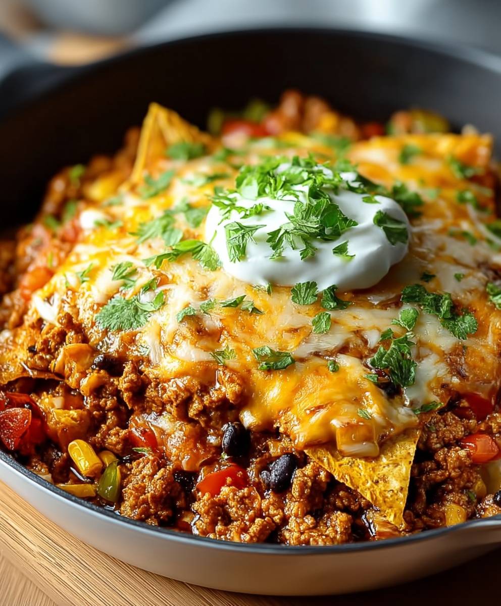Ground Turkey Enchilada Skillet