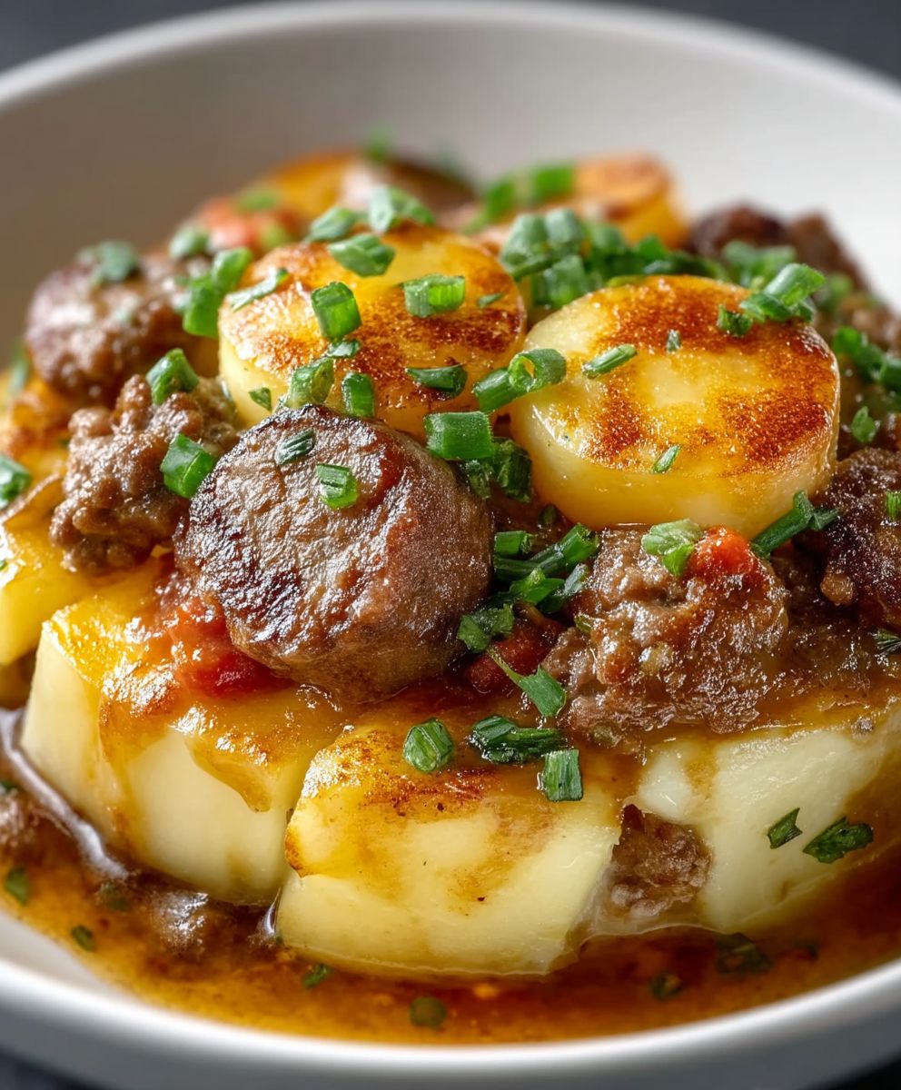 Hamburger Potato Casserole