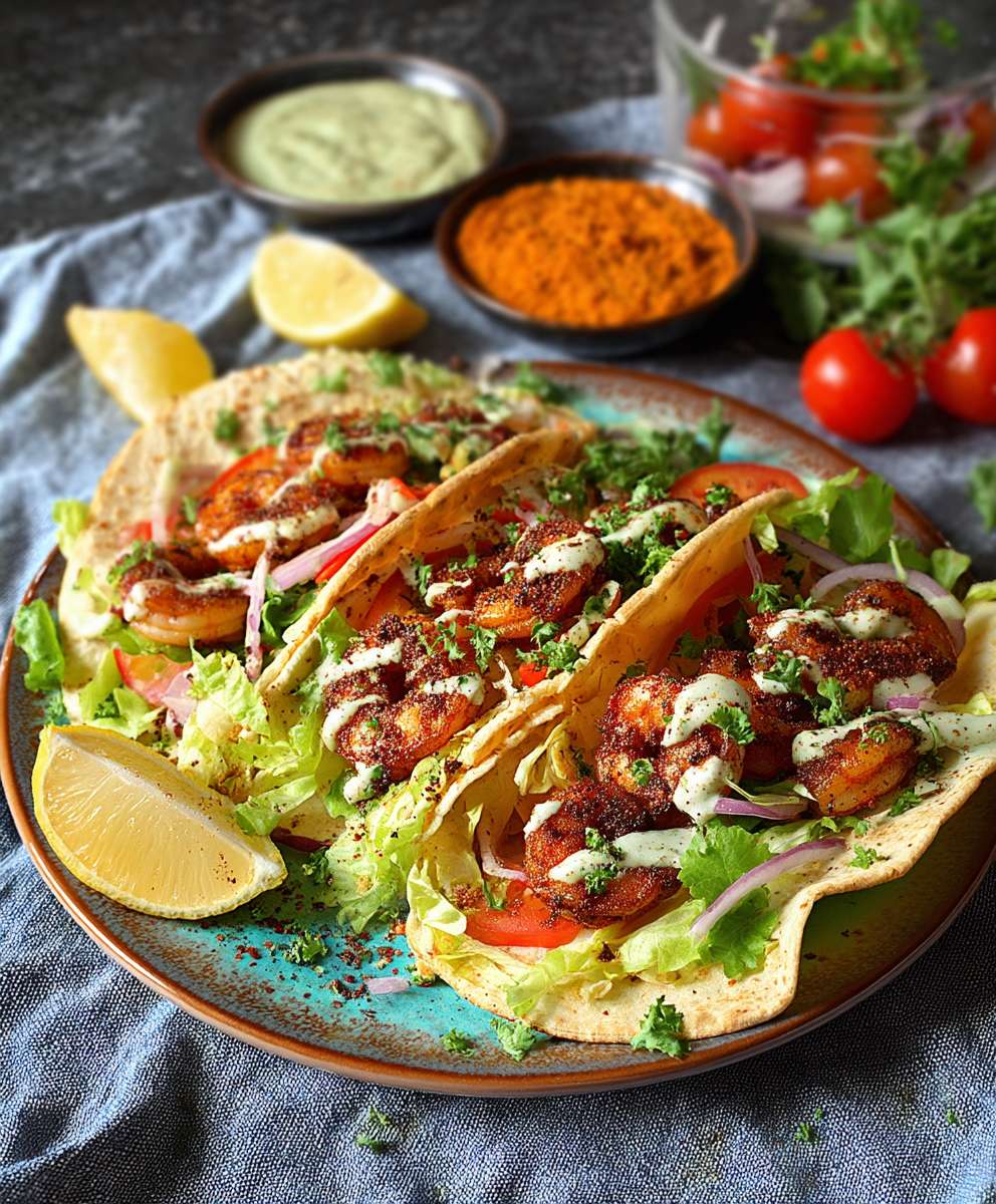 Cajun Shrimp Tacos