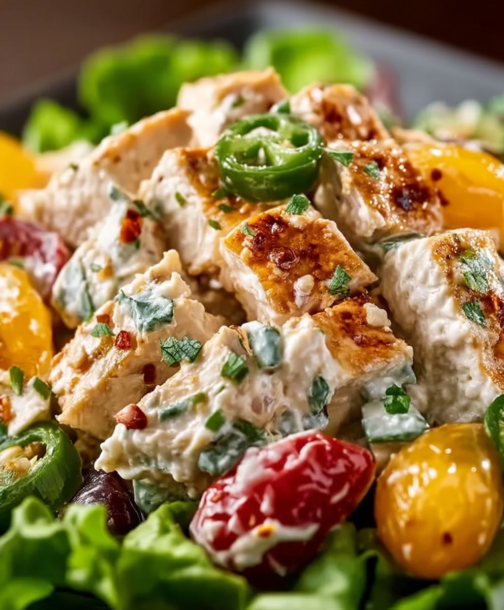 Jalapeno Popper Chicken Salad