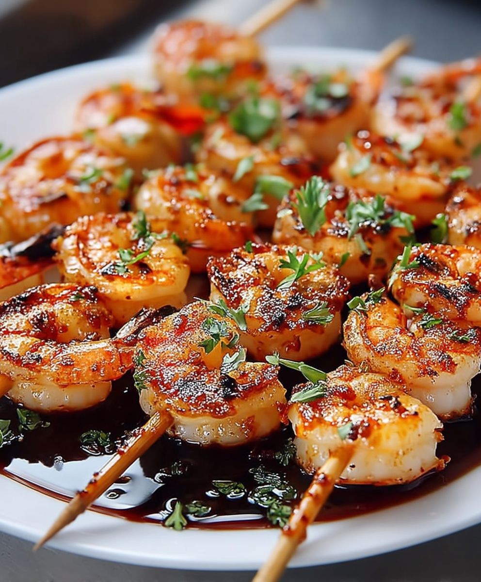 Sweet Chili Shrimp Skewers