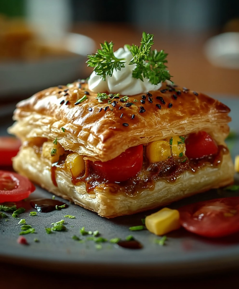 Breakfast Stuffed Puff Pastry