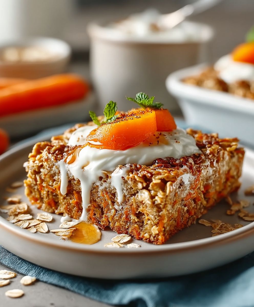 High Protein Carrot Cake Oatmeal