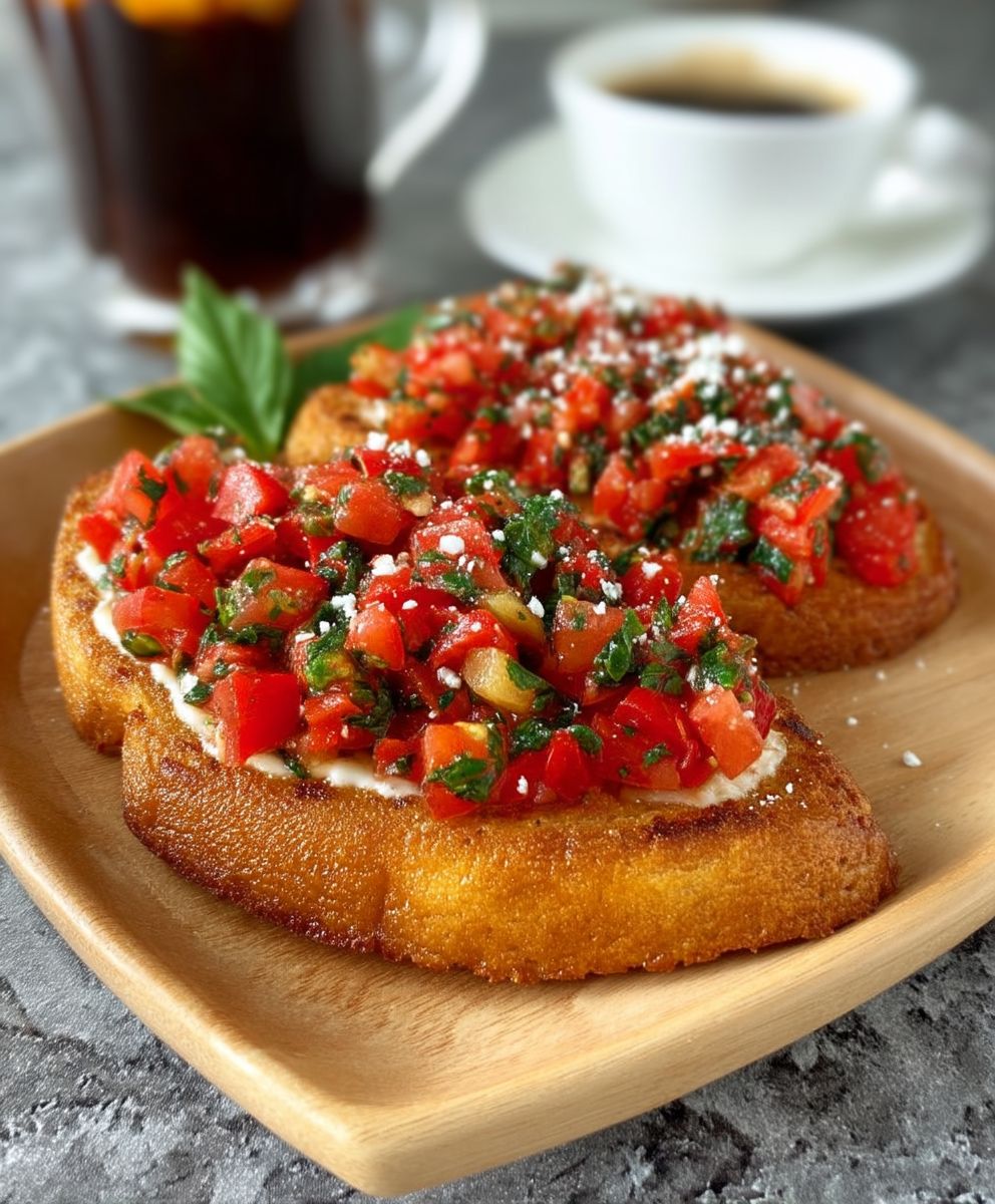 Bruschetta toast