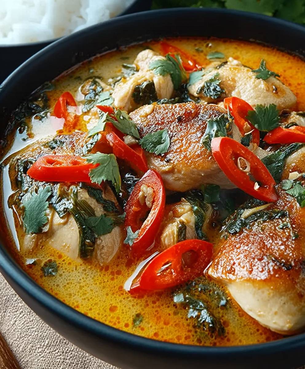 Spicy Coconut Chicken Stew