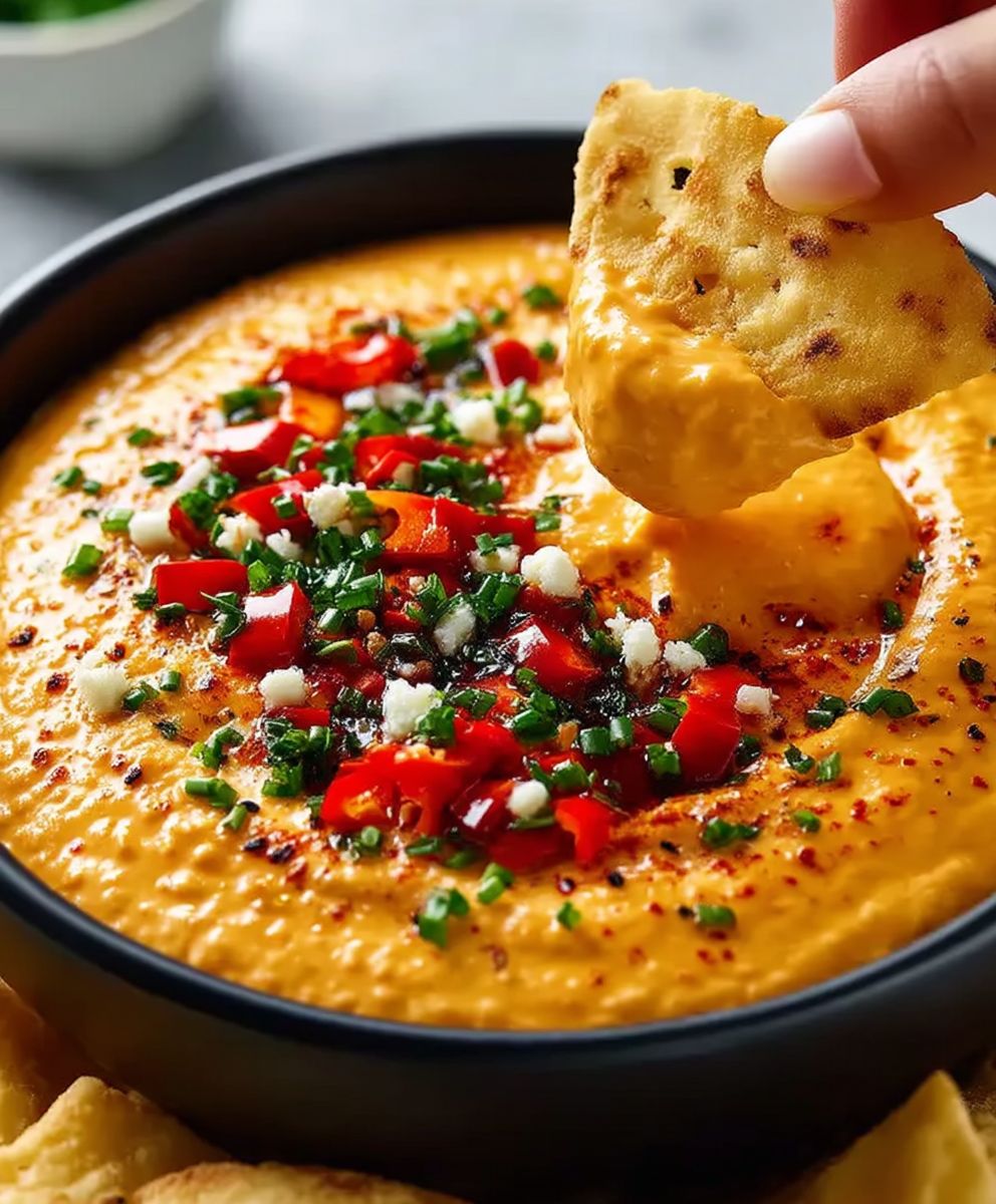 Roasted Red Pepper Hummus