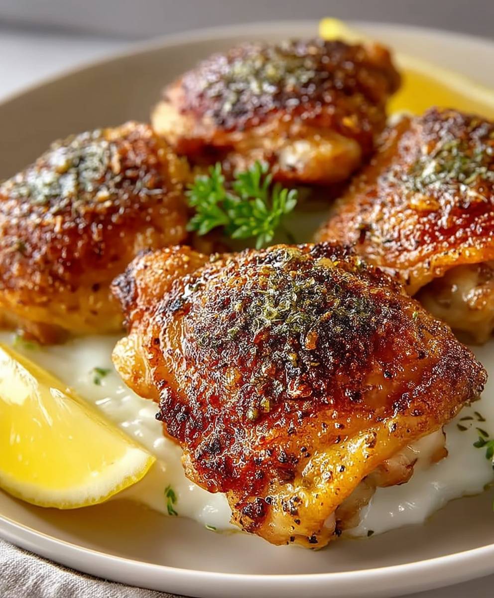 Baked Chicken Thighs
