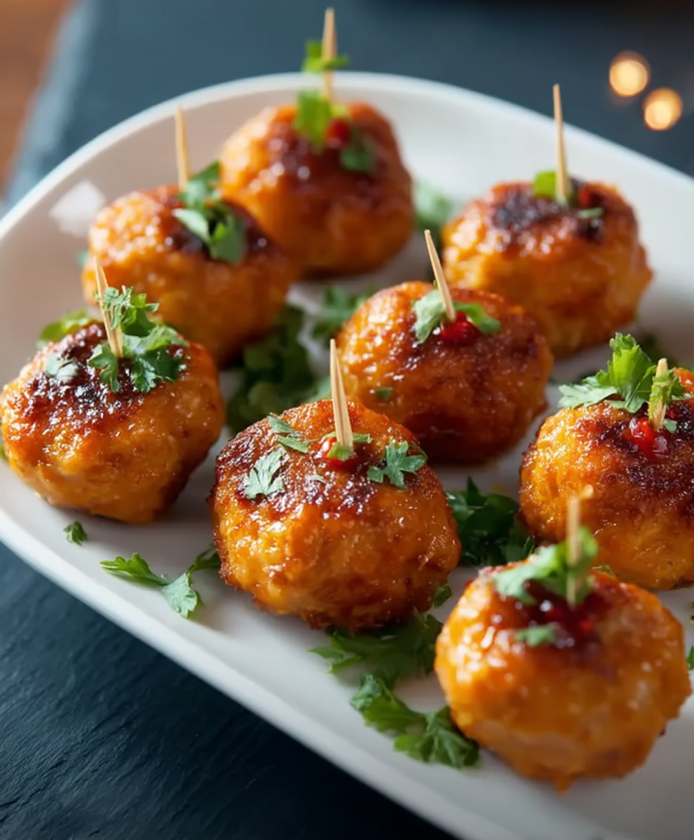 Orange Chicken Meatballs