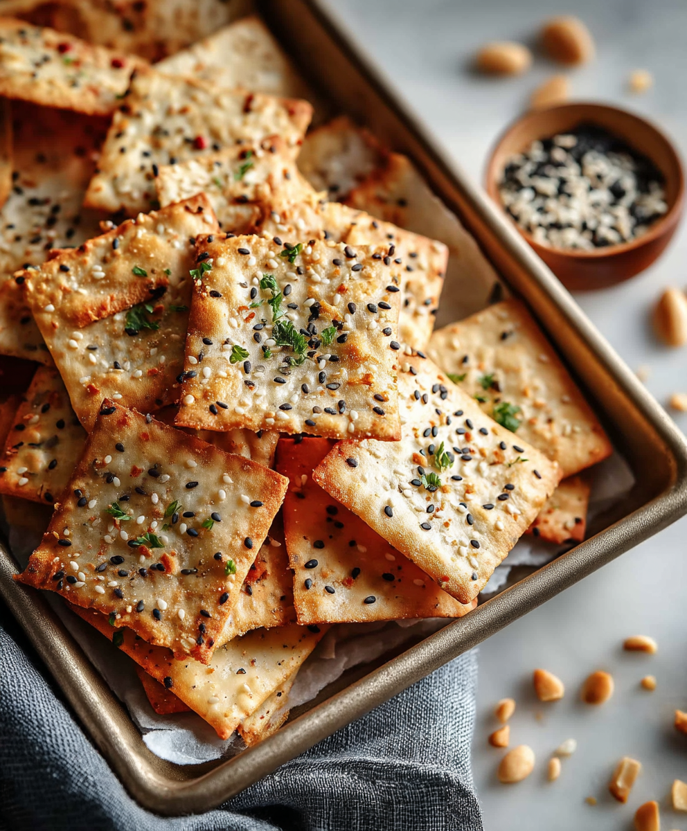 Homemade Flatbread Crackers