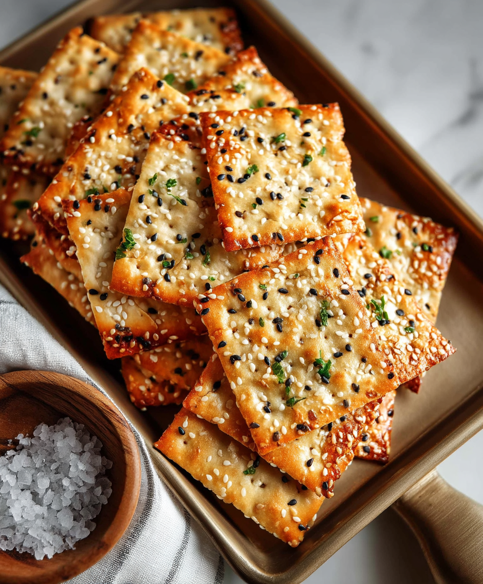 Homemade Flatbread Crackers