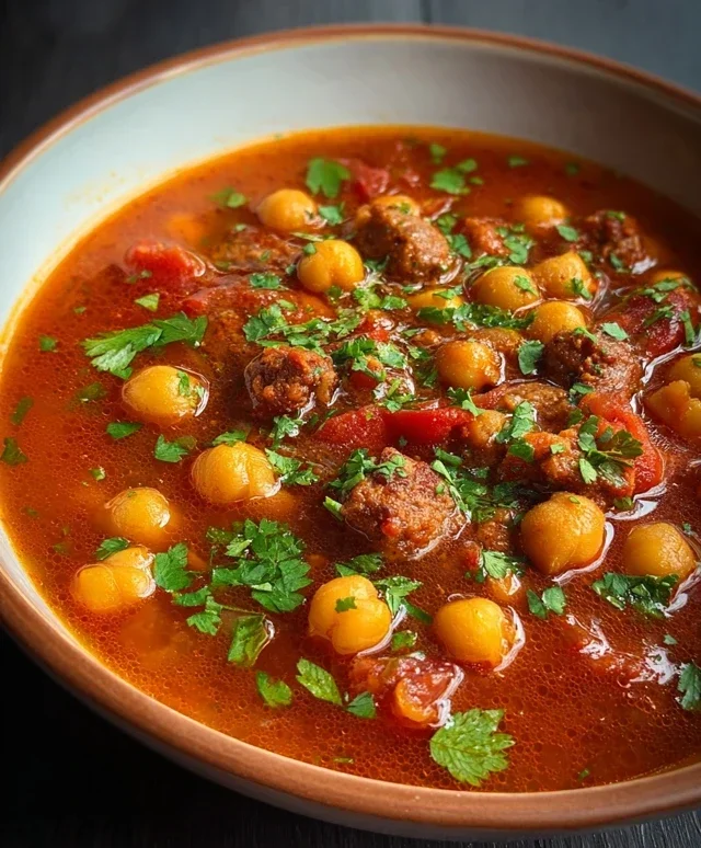 Beef Beef Chorizo Chickpea Stew