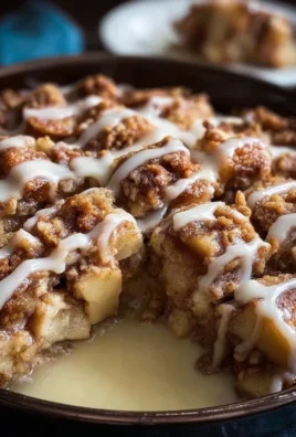 Apple Crisp Cinnamon Roll Casserole