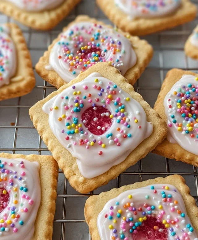 Frosted Pop-Tart Cookies