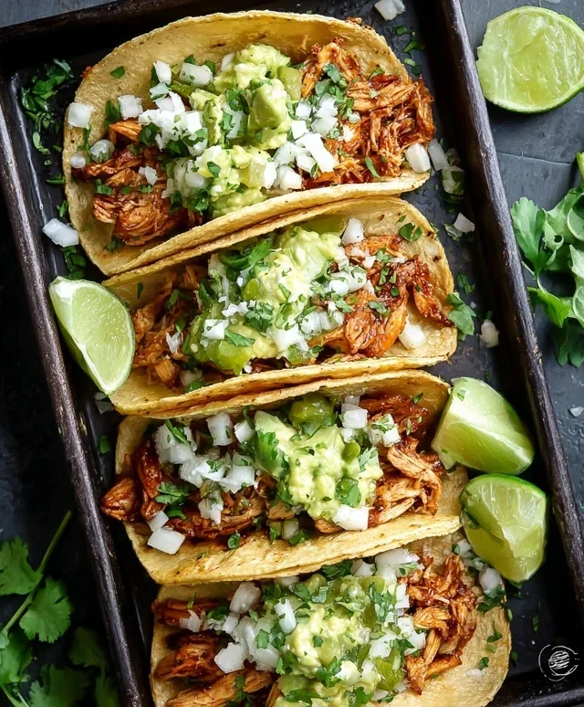 Crispy Poblano Chicken Tacos with Avocado-Jalapeño Salsa